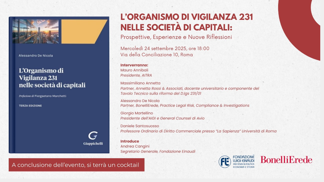 L’organismo di vigilanza 231 nelle società di capitali: prospettive, esperienze e nuove riflessioni